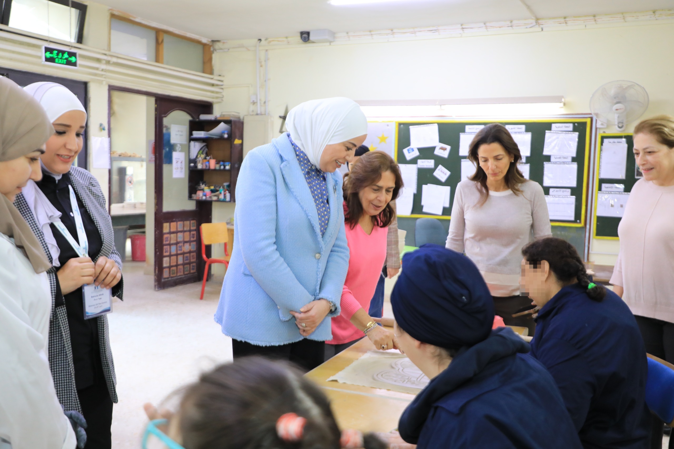 وزيرة التنمية الاجتماعية تطلع على خدمات مركز البنيات للتربية الخاصة 