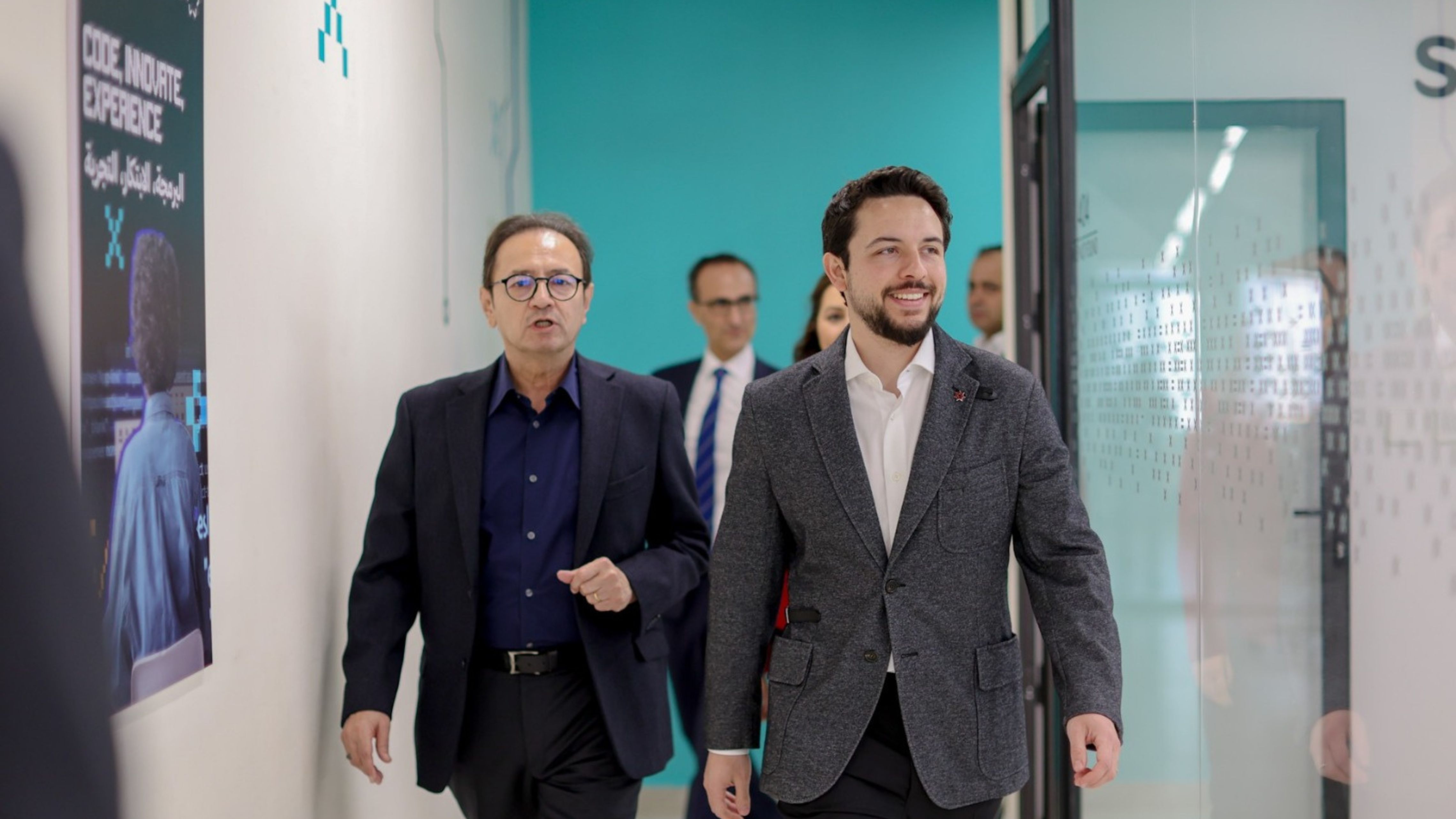 ولي العهد يفتتح مركز 42 إربد المتخصص في علوم الحاسوب والبرمجة