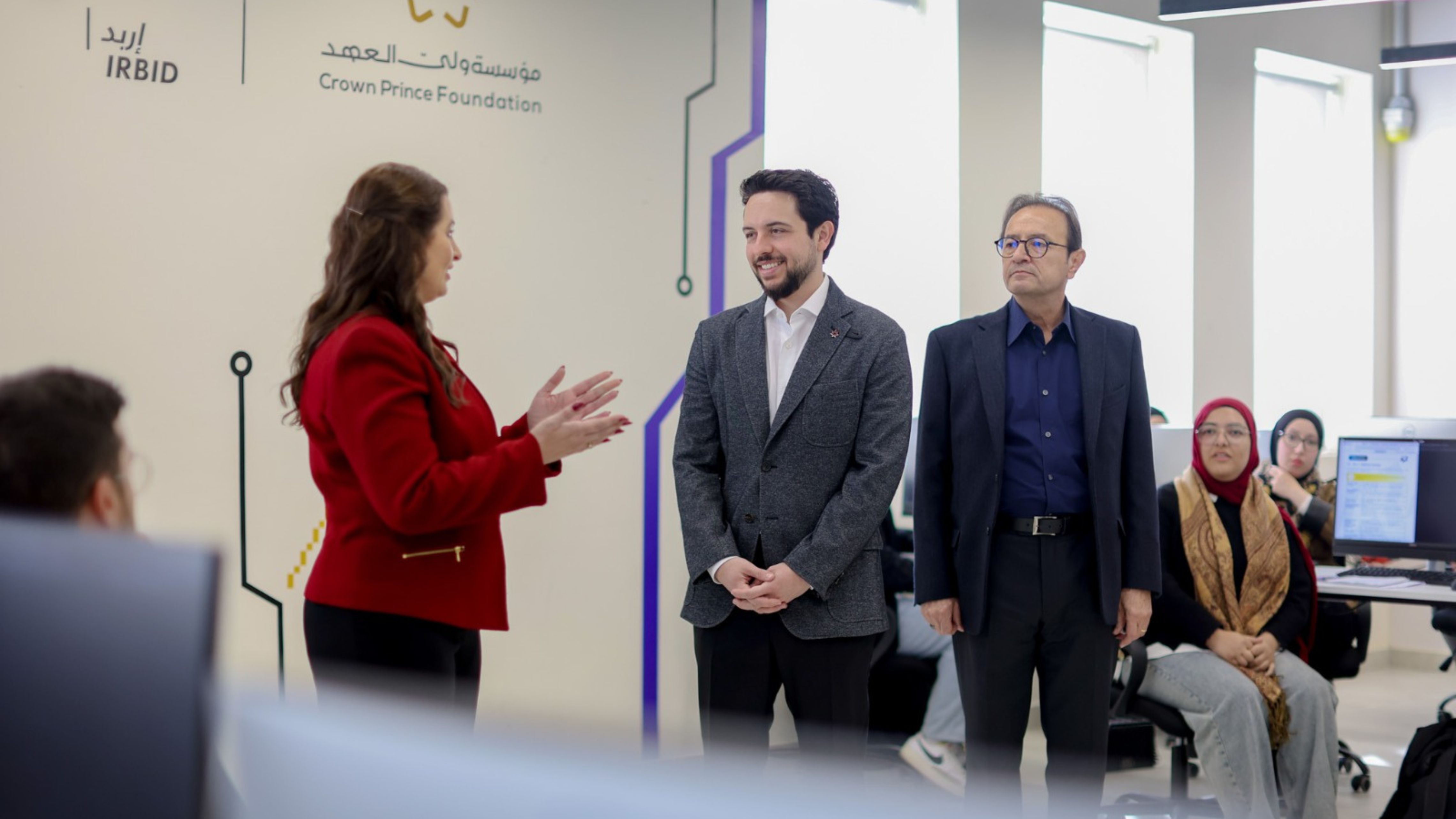 ولي العهد يفتتح مركز 42 إربد المتخصص في علوم الحاسوب والبرمجة