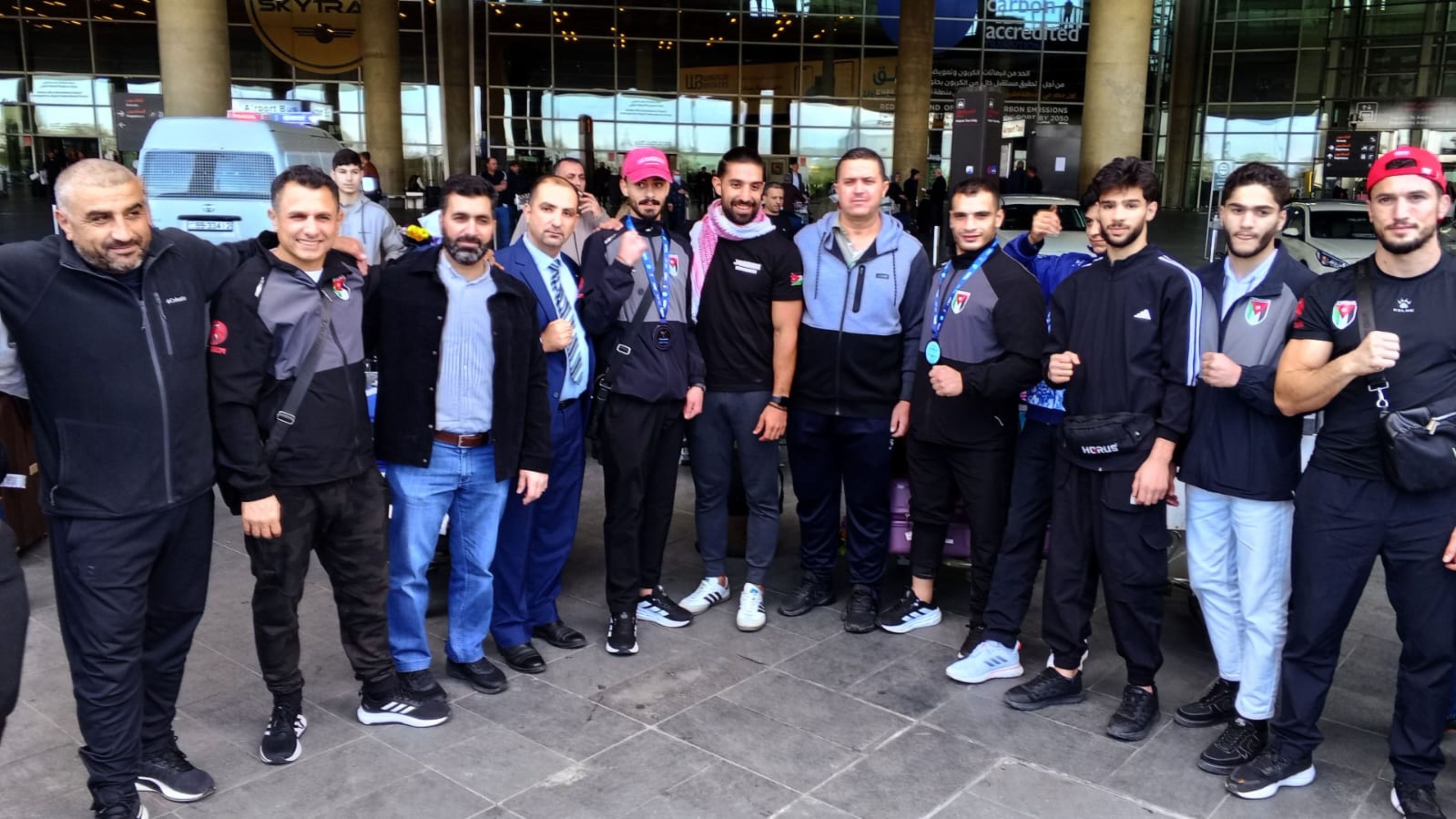 استقبال رسمي وشعبي لمنتخب الكيك بوكسينغ بعد إنجازه في بطولة العالم 