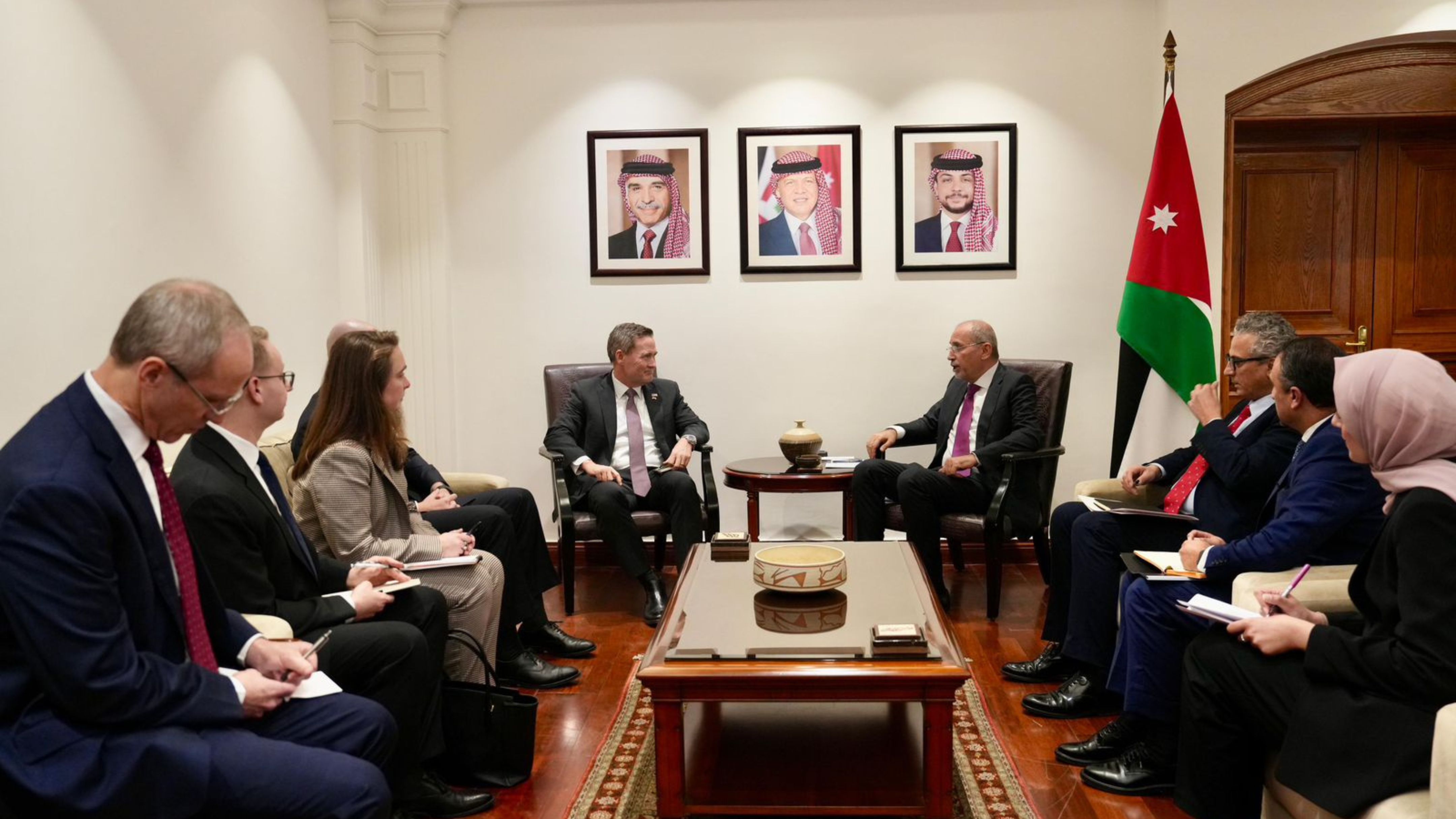 وزير الخارجية يلتقي السفير الأميركي لدى الأمم المتحدة