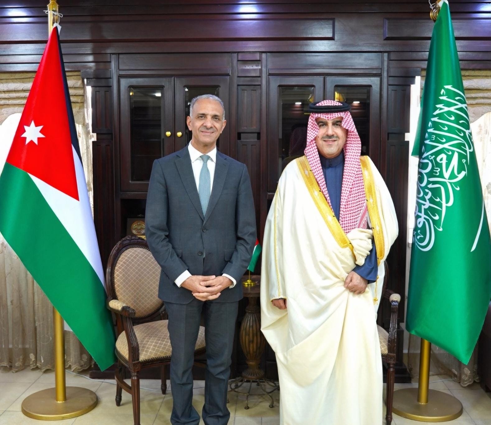 رئيس ديوان المحاسبة يستقبل نظيره السعودي 