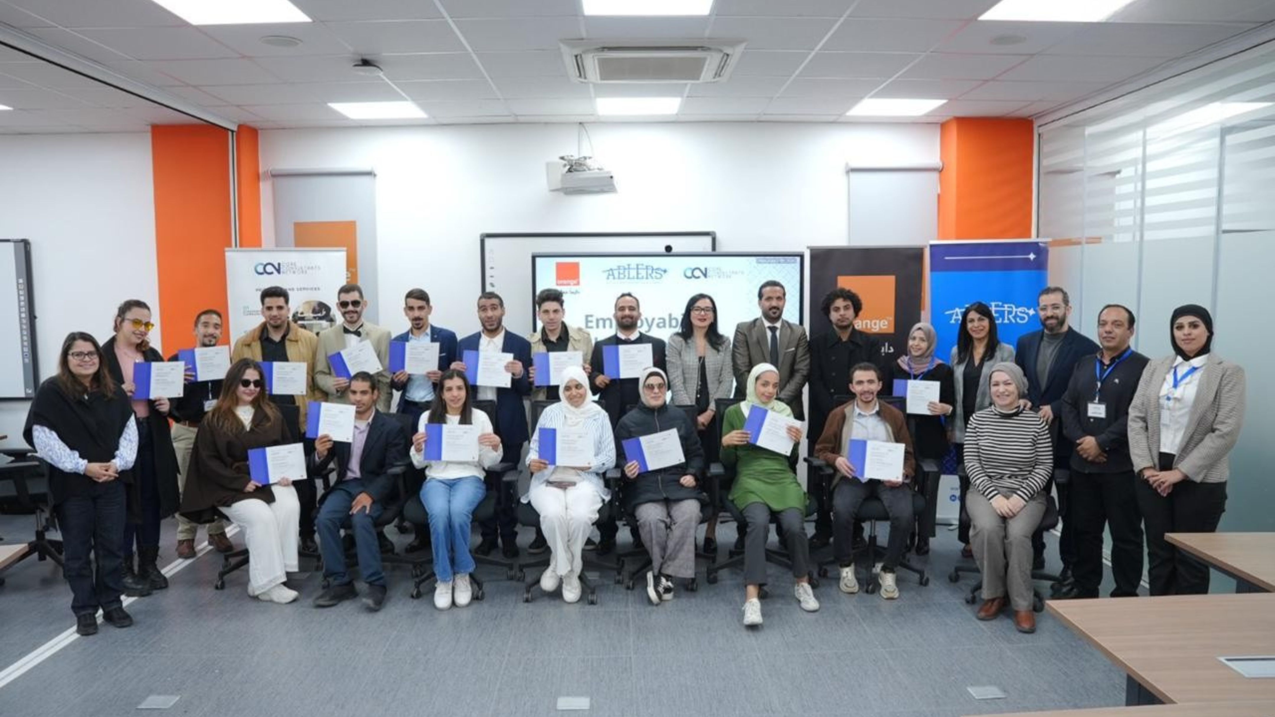 أورنج تختتم برنامج قادرون للأشخاص ذوي الإعاقة