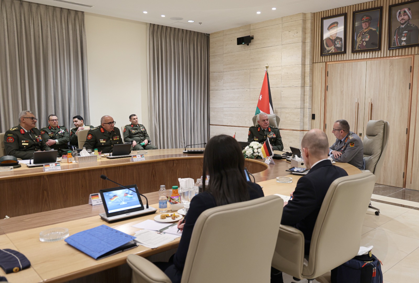 رئيس هيئة الأركان المشتركة يستقبل نظيره الألماني