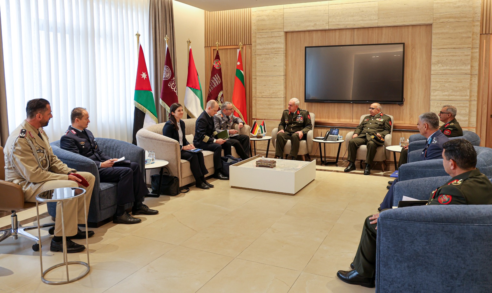 رئيس هيئة الأركان المشتركة يستقبل نظيره الألماني