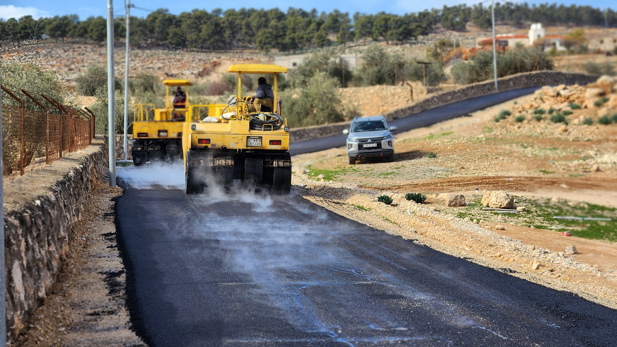 خطة لتطوير شبكة الطرق بجرش