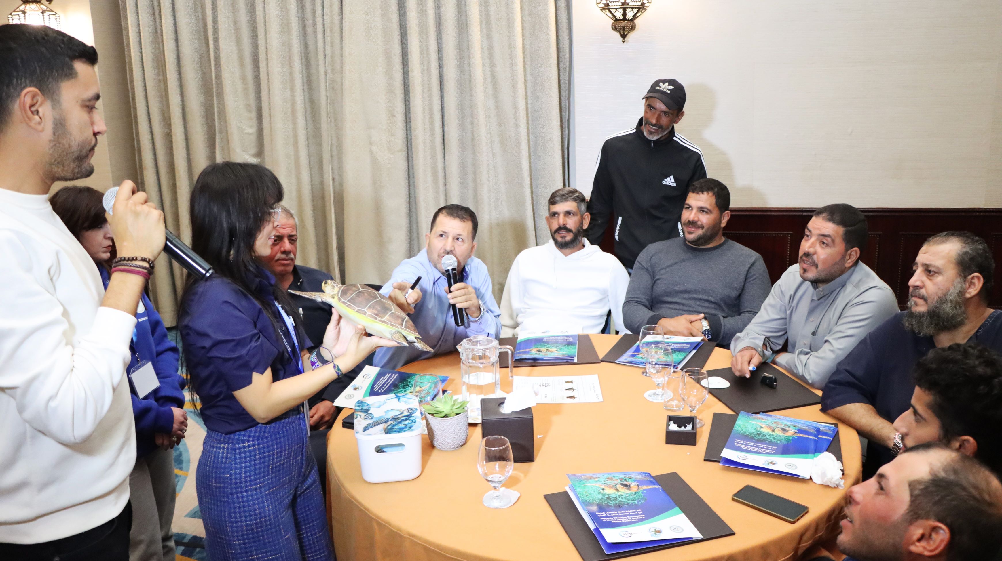 اختتام المرحلة الثانية من مشروع استعادة السلاحف البحرية في العقبة