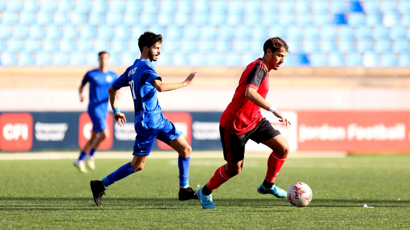 فريق الجزيرة يفوز على السلط ويعزز صدارته لدوري الرديف 