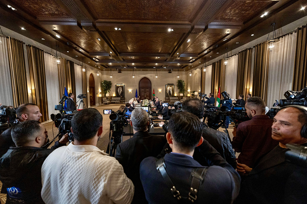  الملك يعقد قمة مع قادة الاتحاد الأوروبي في عمان