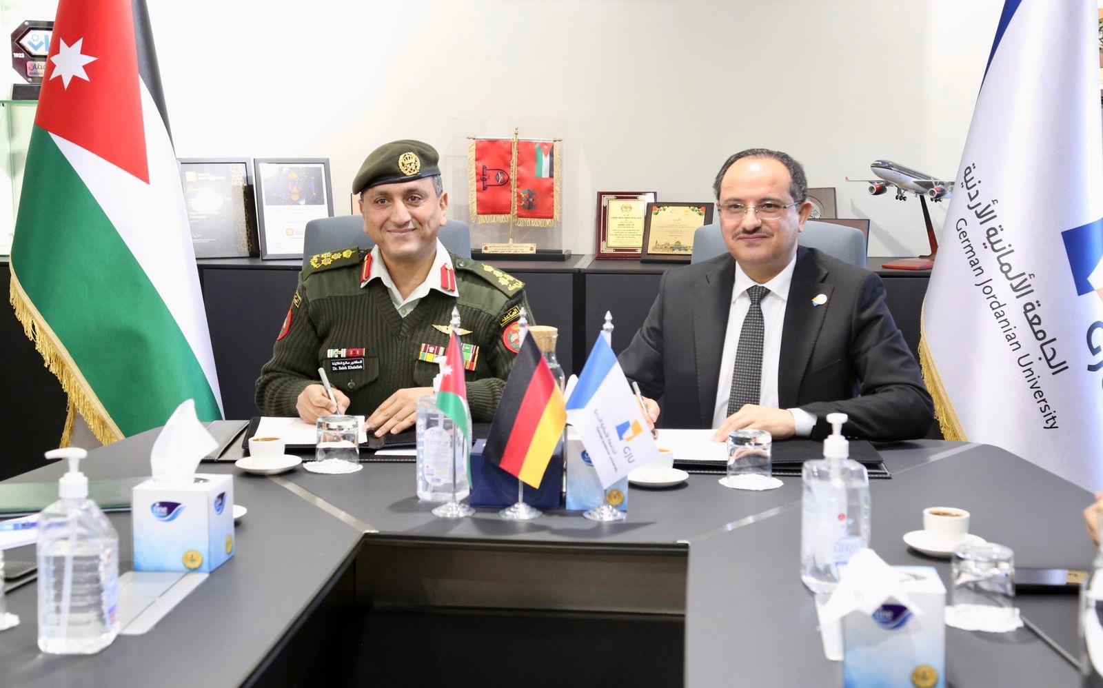 الثقافة العسكرية توقع اتفاقية تعاون مع الجامعة الألمانية الأردنية