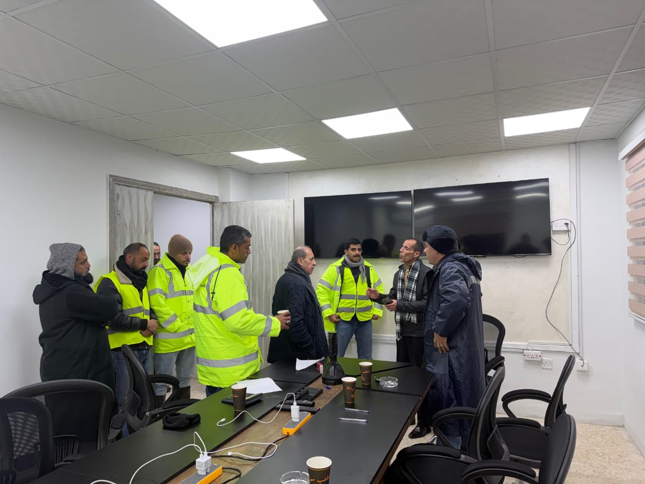 المصري يتفقد فجرا لواء ناعور ومحافظة مادبا لمتابعة الجاهزية للمنخفض الجوي