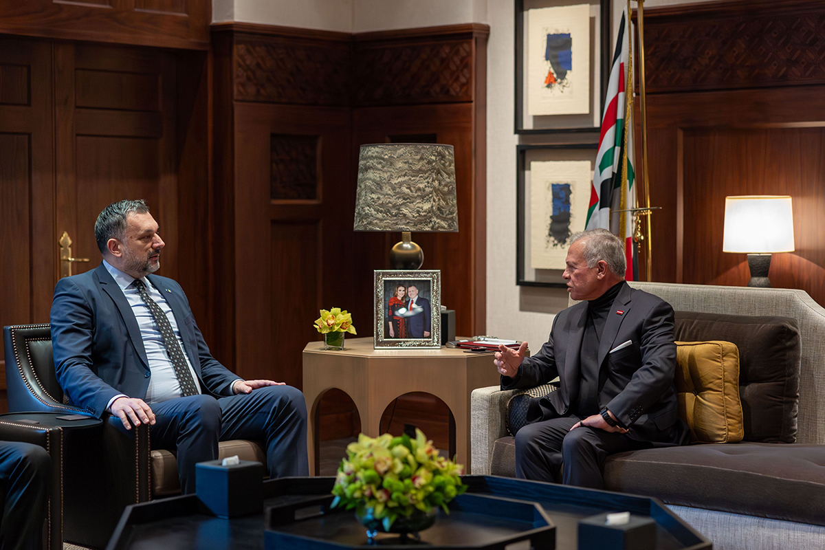  الملك يستقبل وزير خارجية البوسنة والهرسك