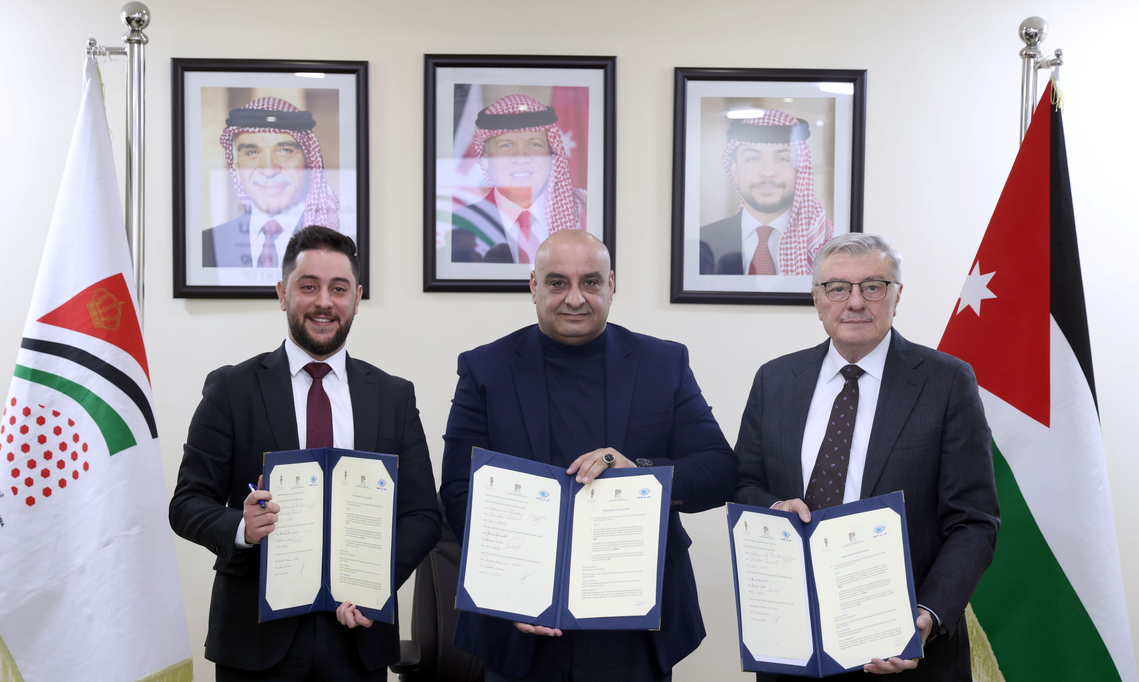  الصندوق الهاشمي لتنمية البادية يوقع مذكرة تفاهم لتتبع الزراعة المتجددة