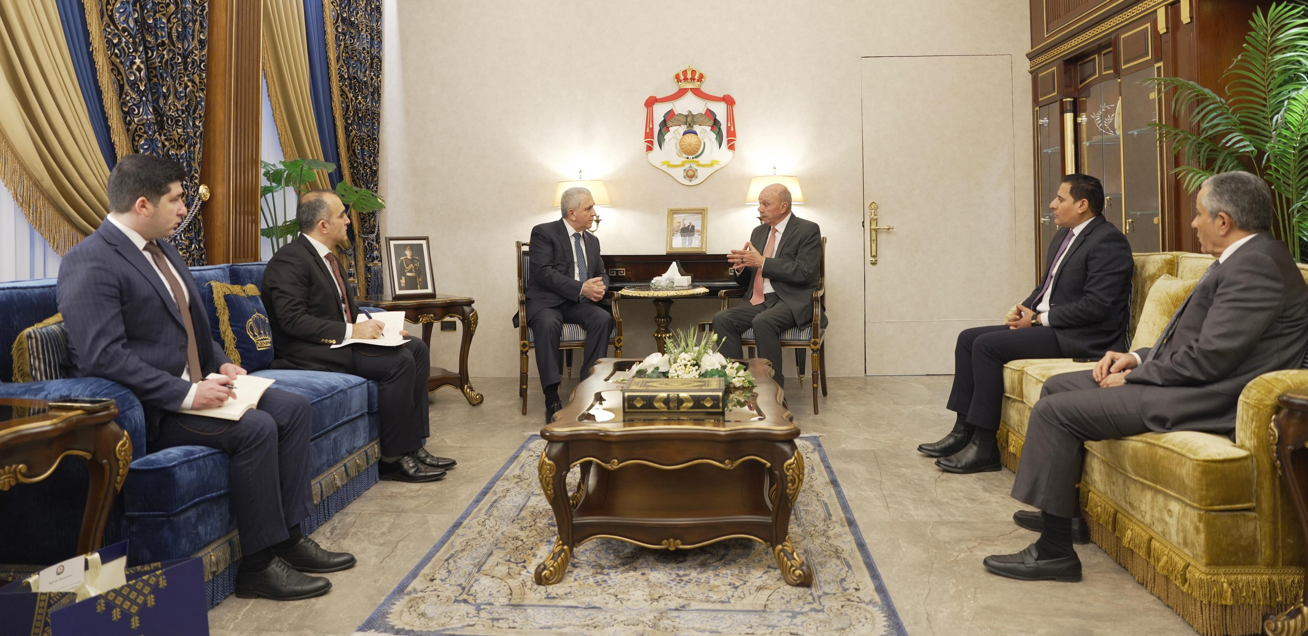رئيس مجلس الأعيان يلتقي سفيري مصر وأذربيجان 
