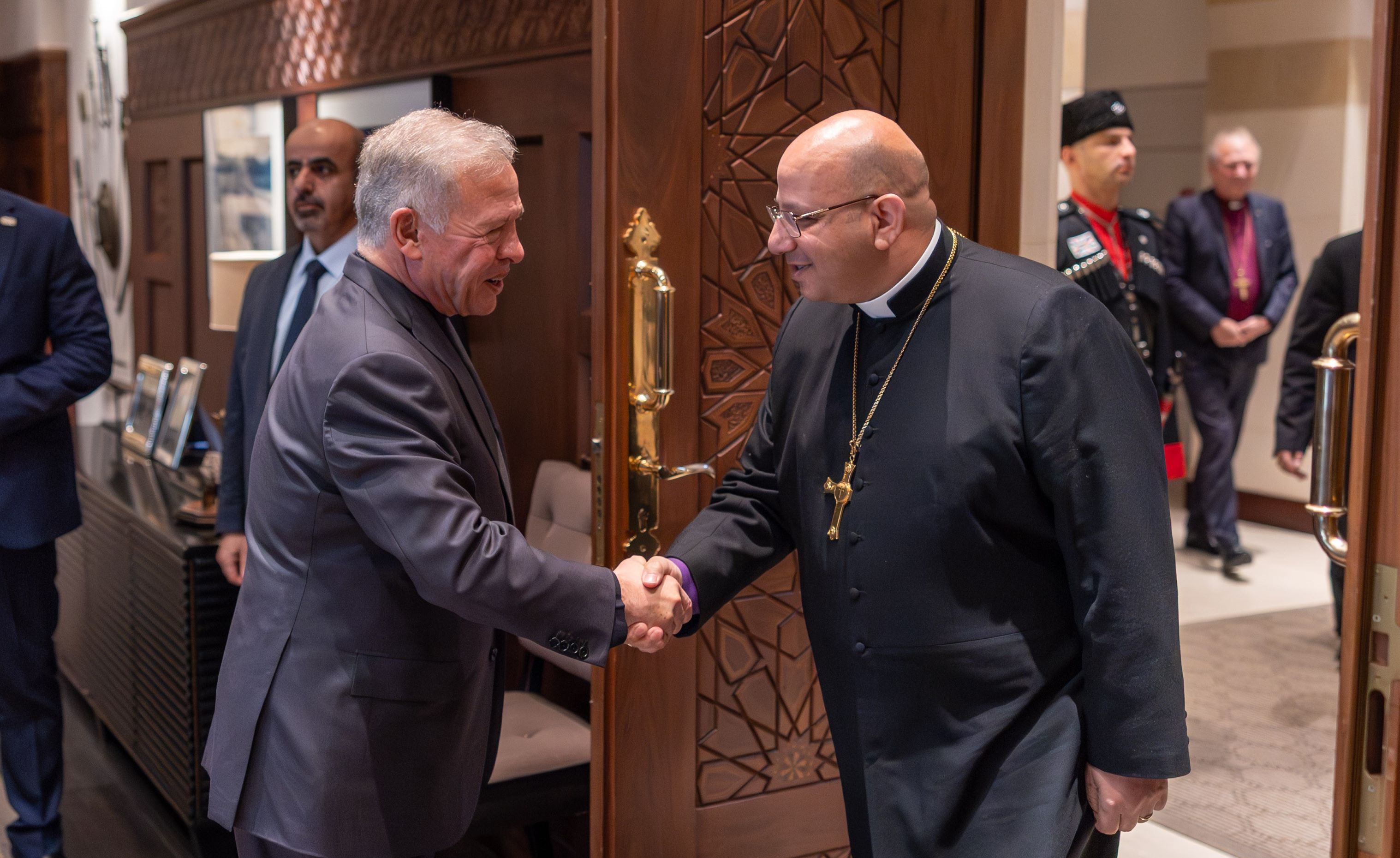 الملك يلتقي وفدا من الكنيسة الإنجيلية اللوثرية