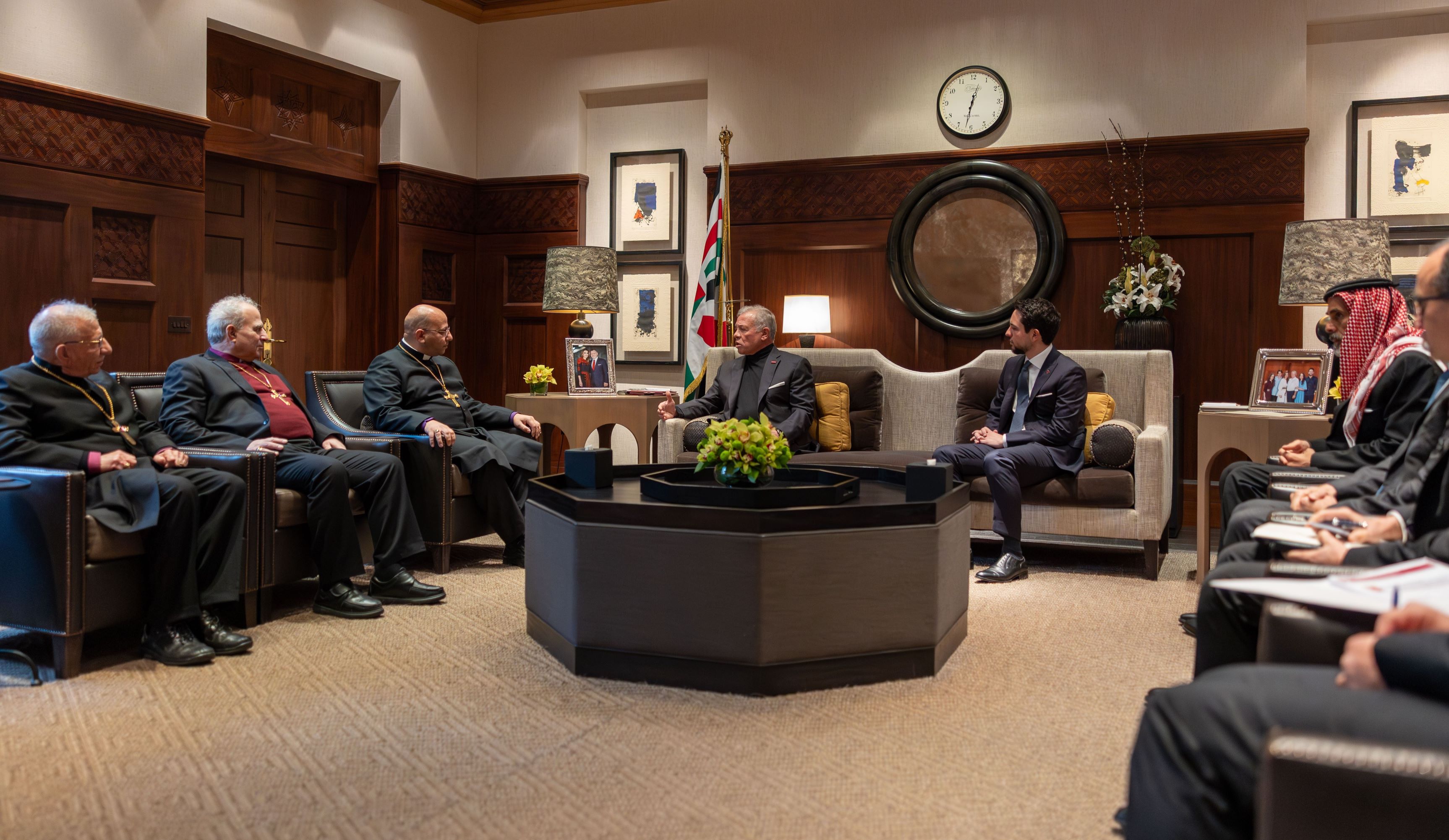 الملك يلتقي وفدا من الكنيسة الإنجيلية اللوثرية