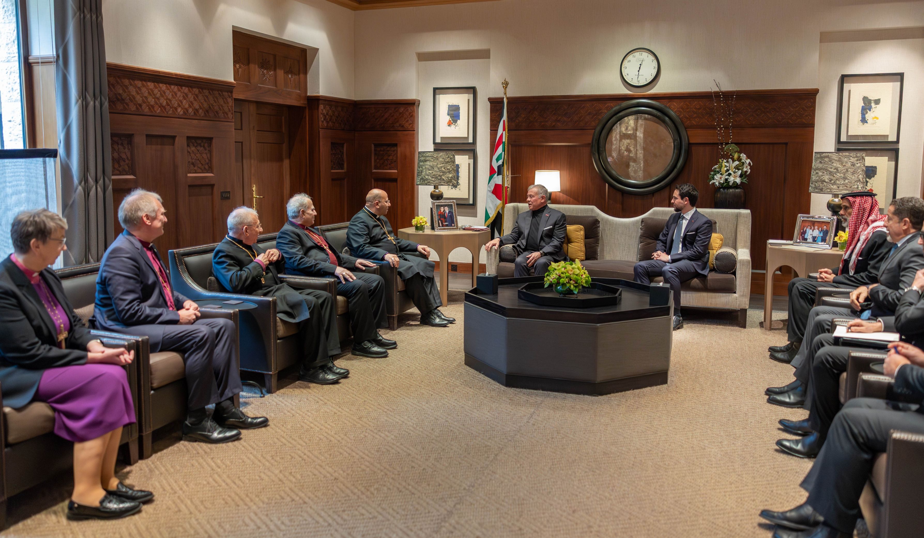 الملك يلتقي وفدا من الكنيسة الإنجيلية اللوثرية