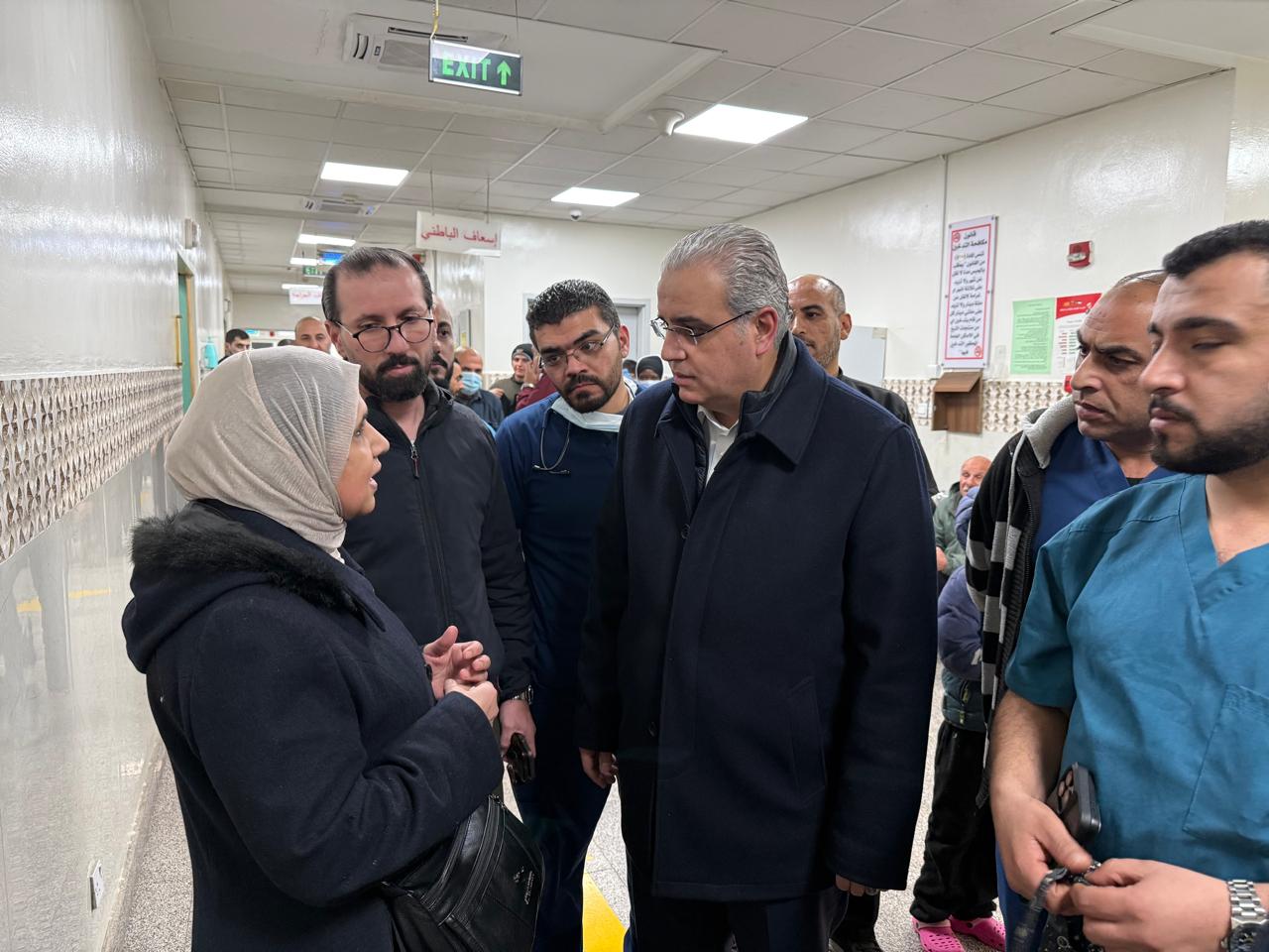 وزير الصحة يوعز بتوسعة طوارئ مستشفى الأمير حمزة والاستفادة من المستشفى الميداني