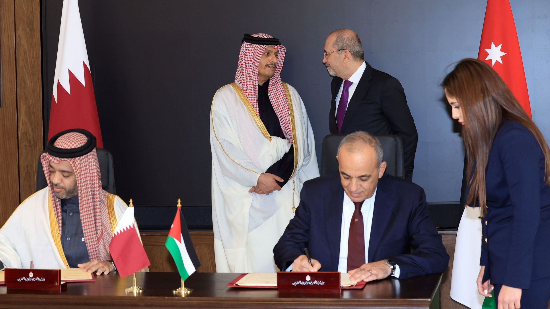 توقيع عدد من الاتفاقيات خلال اجتماع اللجنة الأردنية القطرية العليا المشتركة