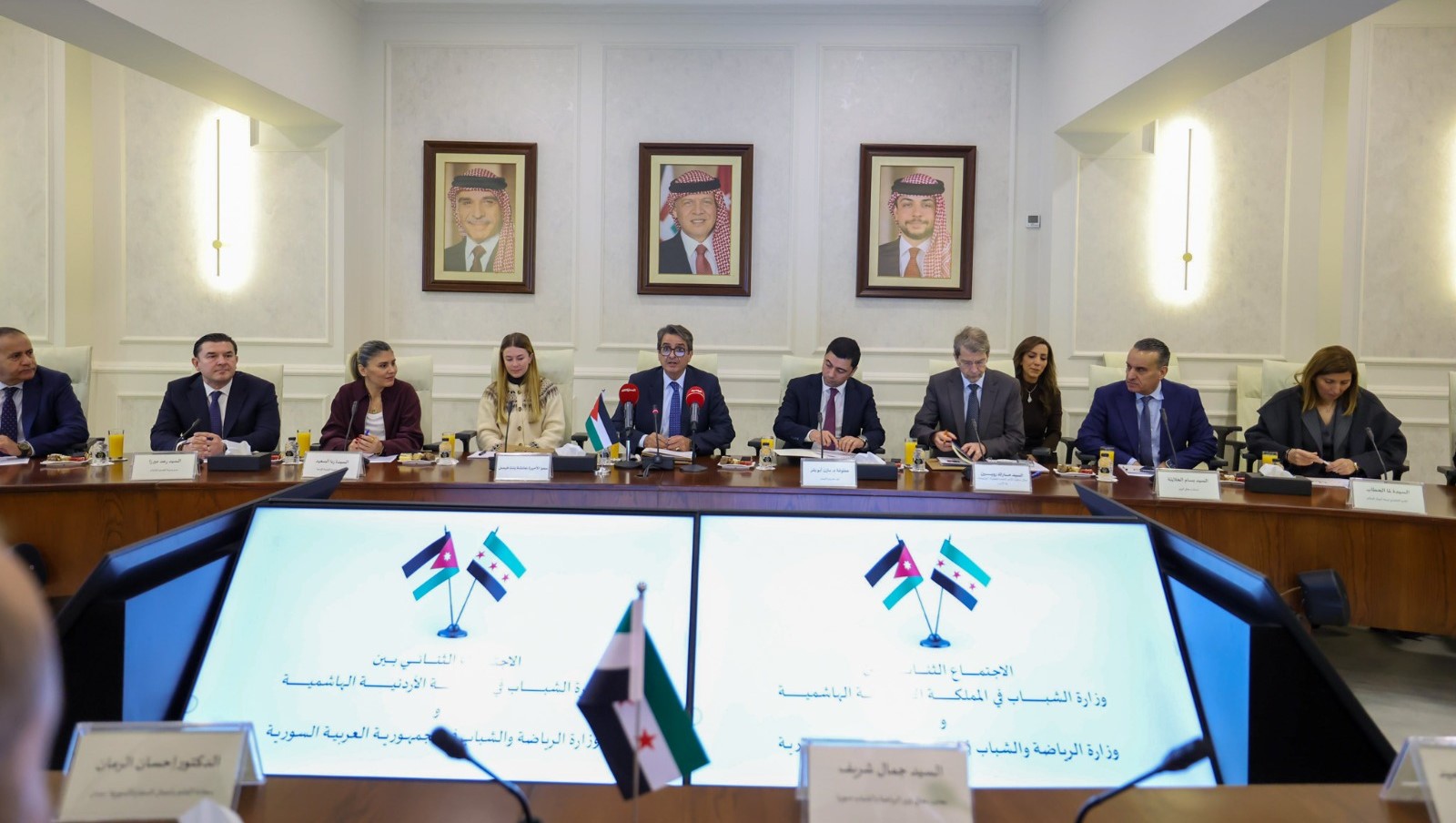 وزير الشباب يبحث ونظيره وزير الرياضة والشباب السوري التعاون الشبابي والرياضي المشترك 