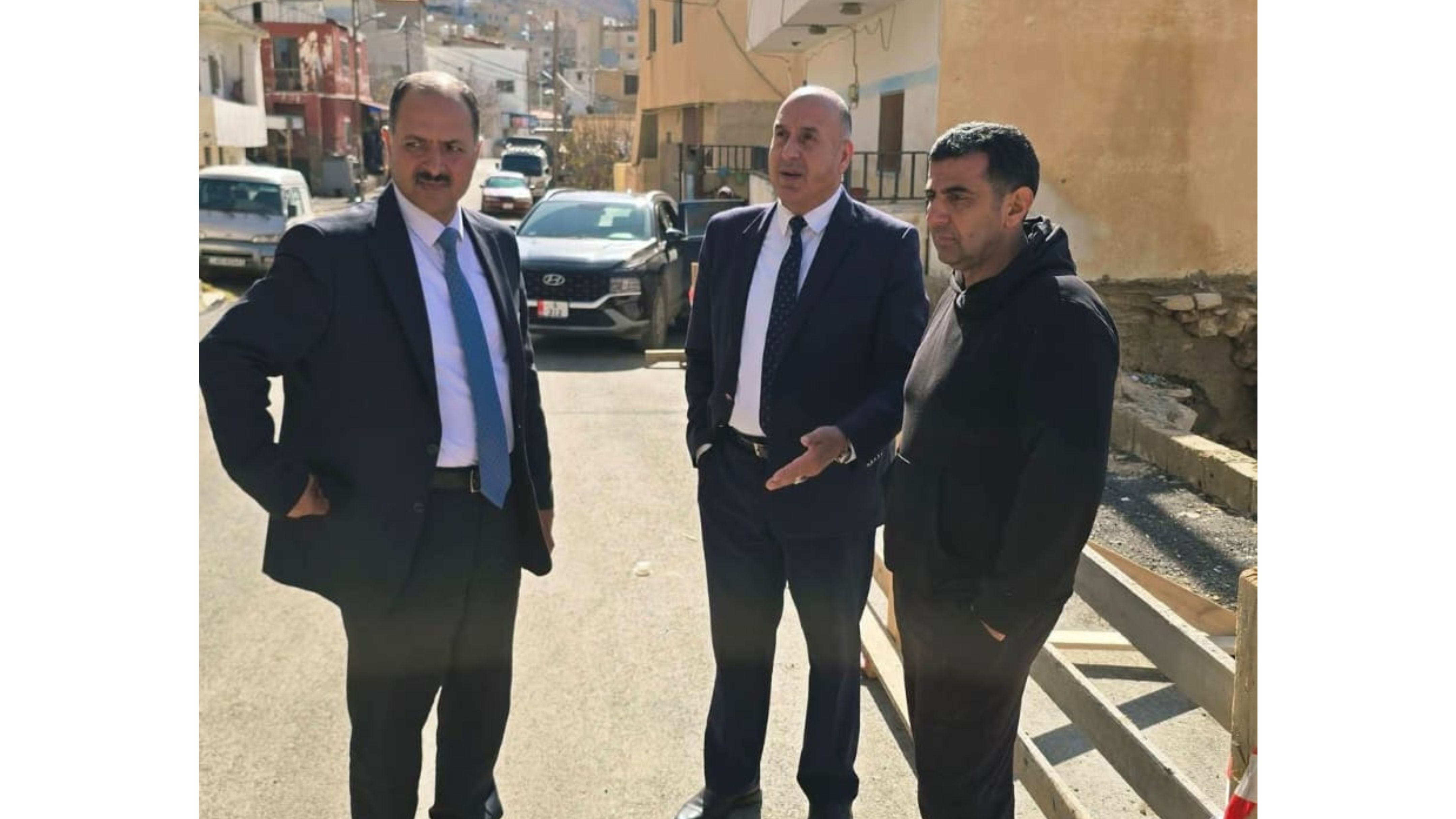 محافظ الطفيلة يتفقد عددا من المواقع المتضررة بسبب الأمطار الأخيرة