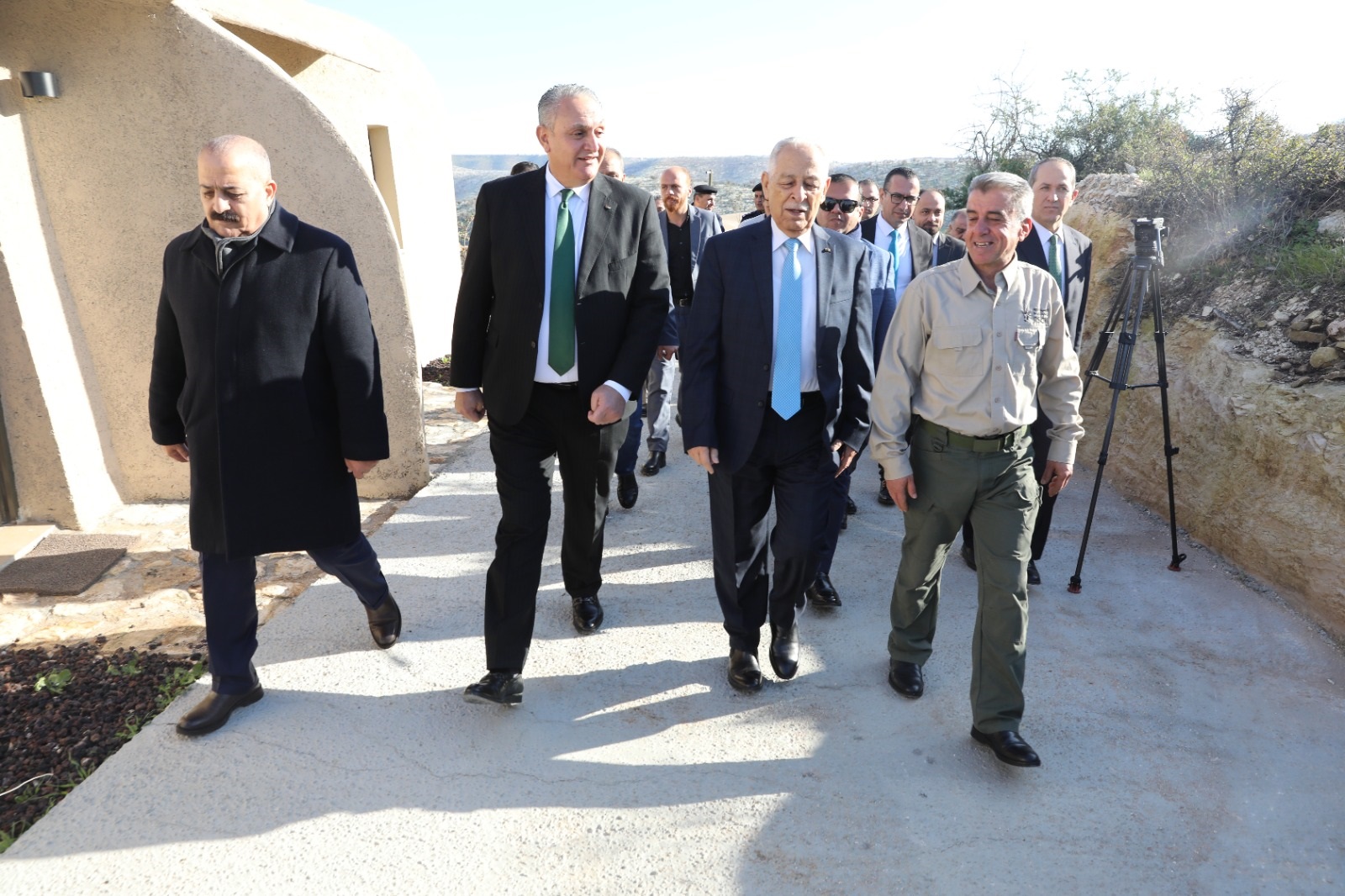 تزامنا مع زيارة الملك لمحافظة اربد...العيسوي يفتتح النُزل البيئي في محمية اليرموك