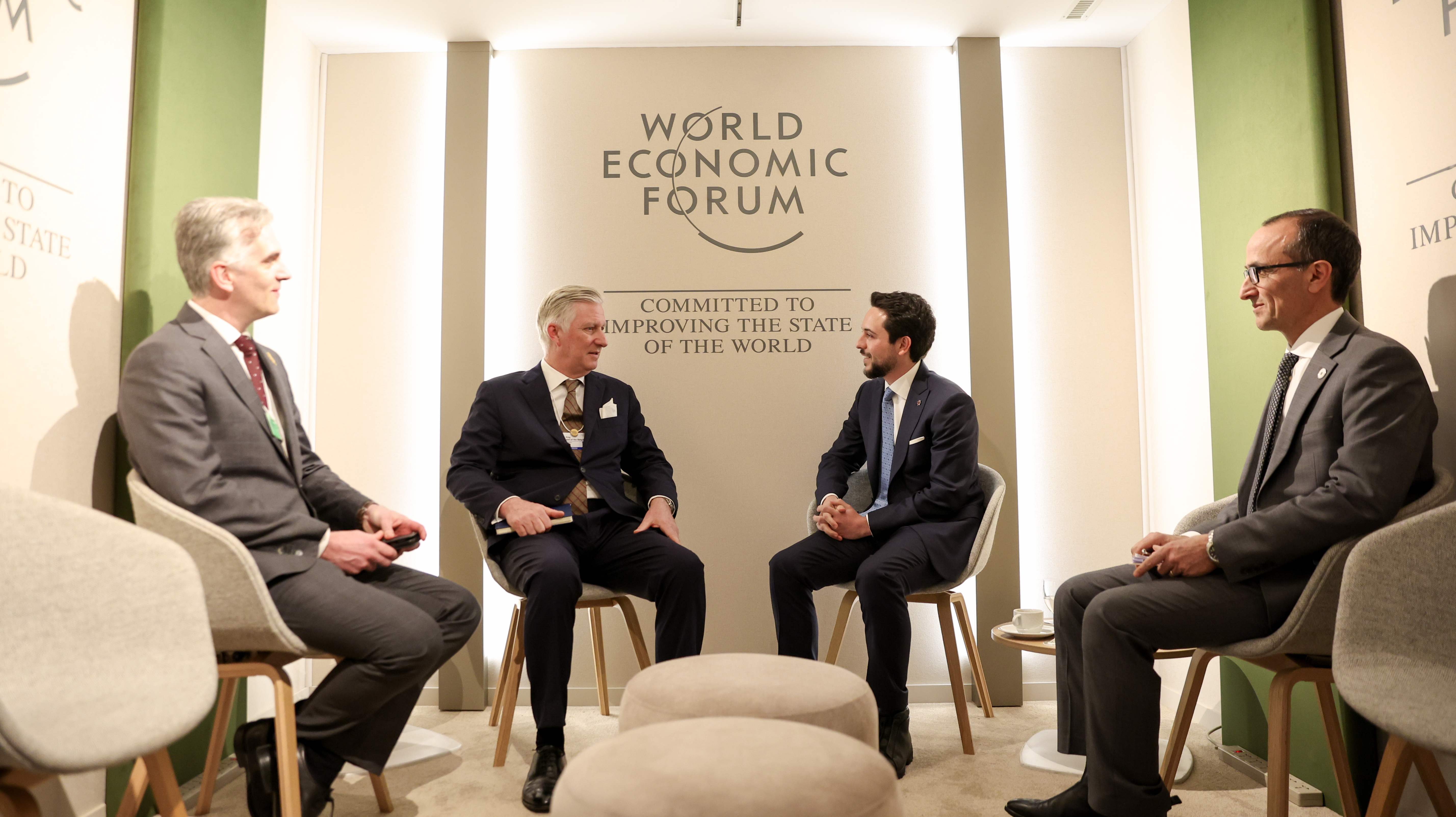 ولي العهد يلتقي العاهل البلجيكي على هامش مشاركته في المنتدى الاقتصادي العالمي بدافوس