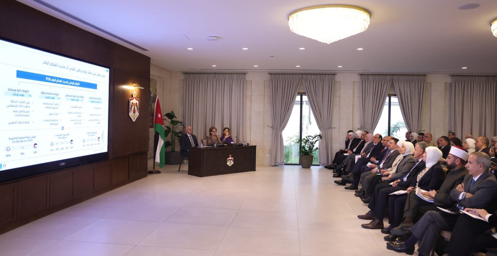 البلبيسي تؤكد أهمية الشراكة مع الوزارات والمؤسسات لتنفيذ البرنامج الثاني لتحديث القطاع العام