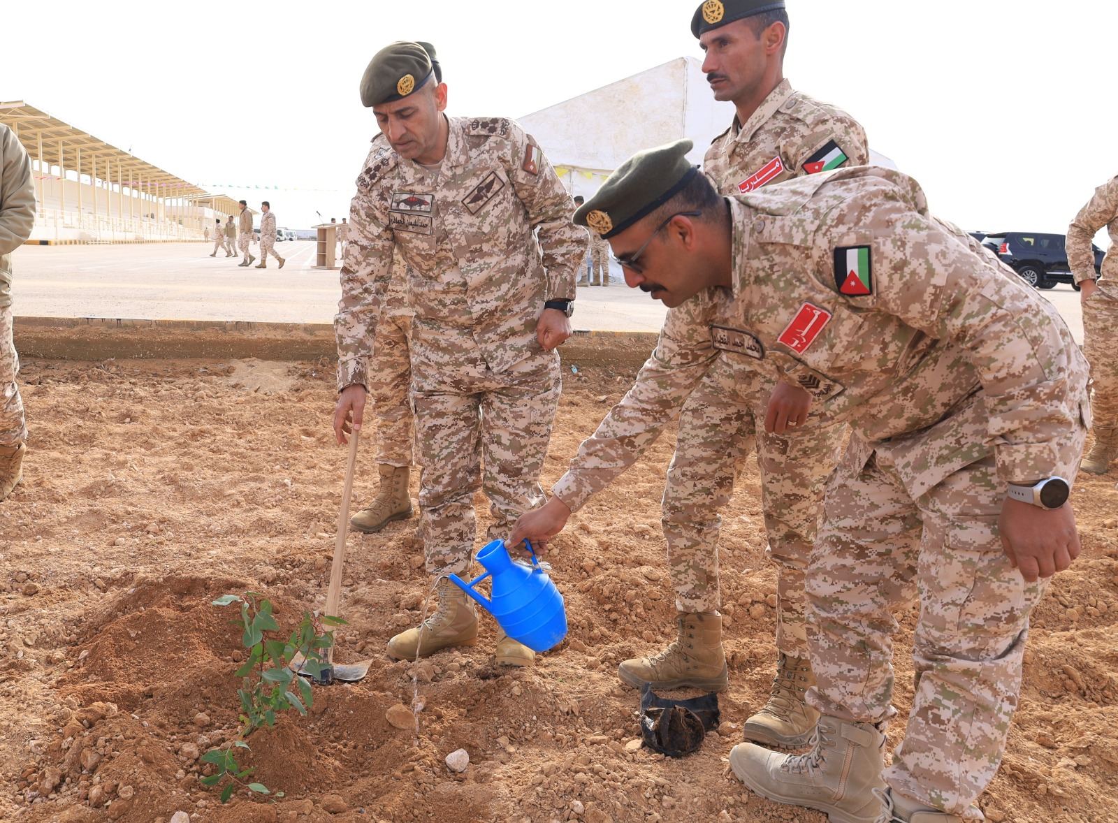 القوات المسلحة الأردنية تحتفل بيوم الشجرة