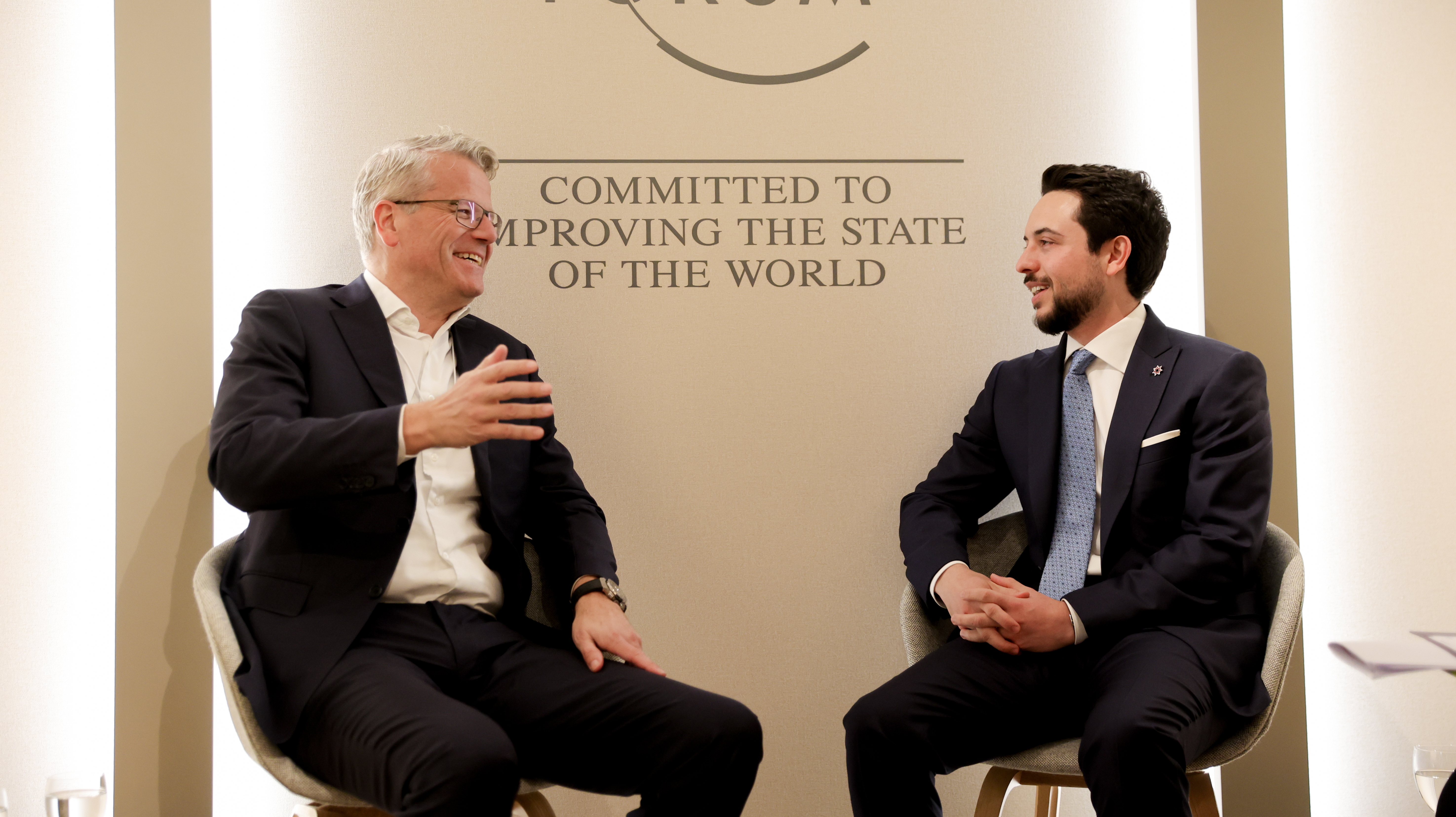 ولي العهد يلتقي في دافوس رئيسة البنك الأوروبي للاستثمار ورؤساء تنفيذيين ومؤسسي شركات عالمية