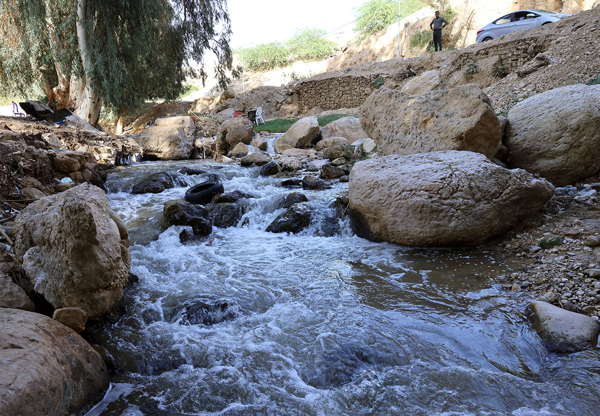 سيل وادي شعيب .. تصوير شادي النسور