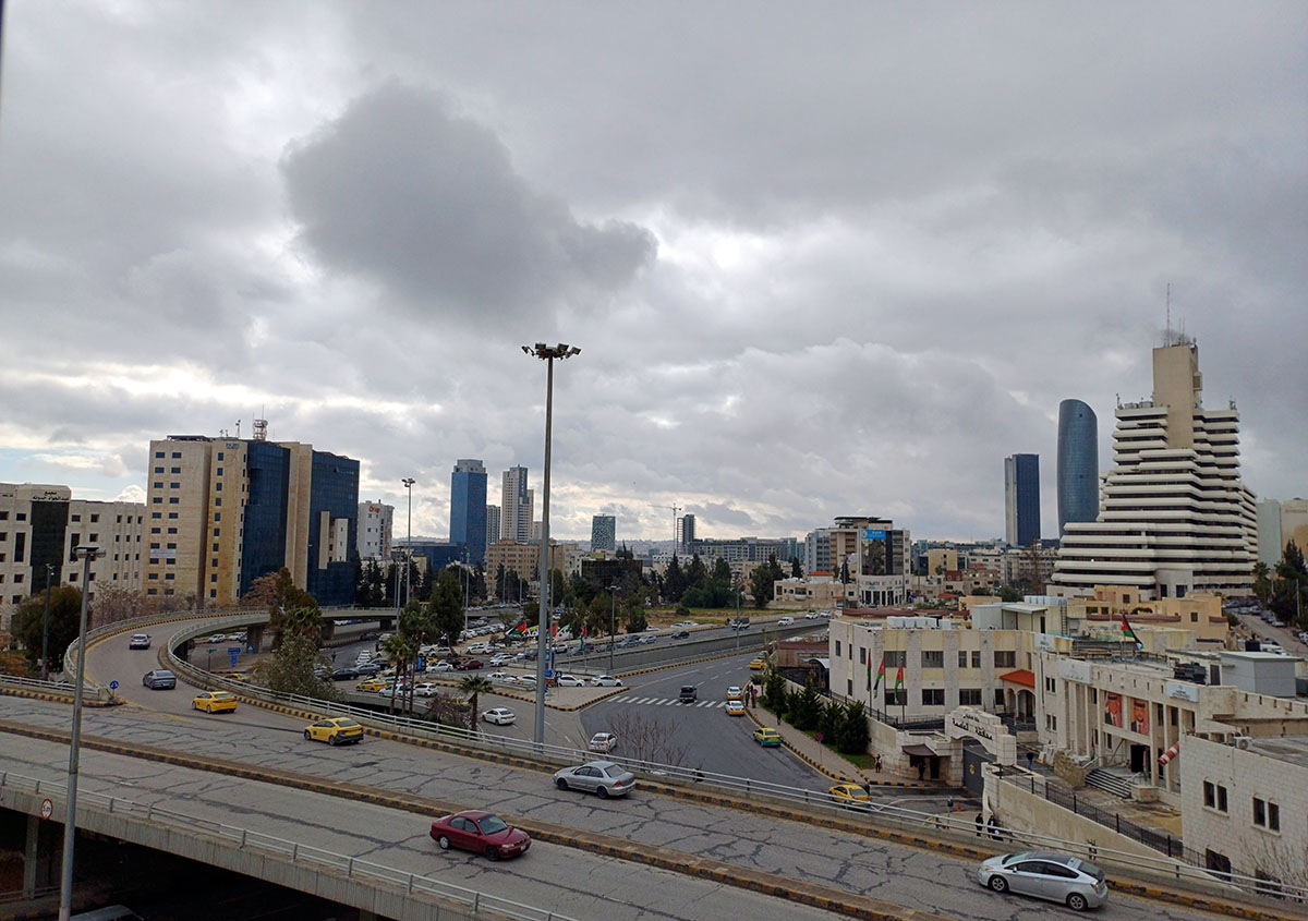 أجواء شتوية في العاصمة عمان  تصوير: احمد عبده